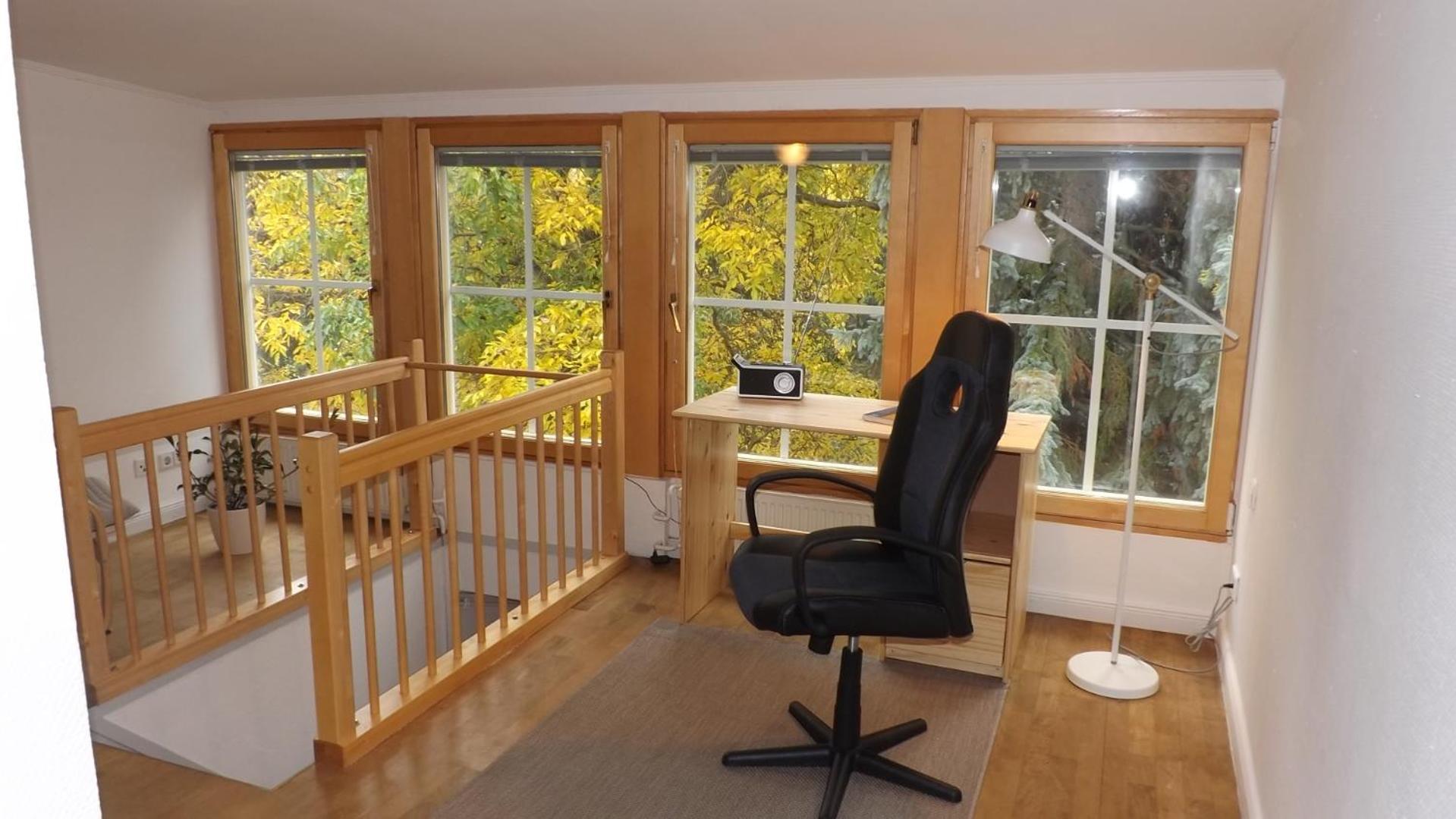 Town-villa, Apartment, Living With Big Sofa Bed , 2 Bedroom, 1kitchen, 1bathroom, 1 Office, 1 Garden *